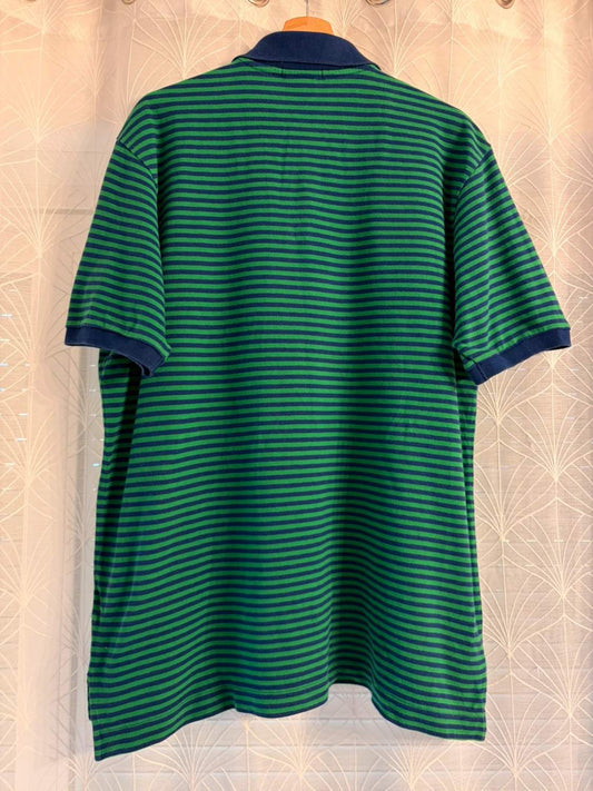 🐠 Polo Nautica à Rayures Vert/Marine - Style Marin & Dynamique