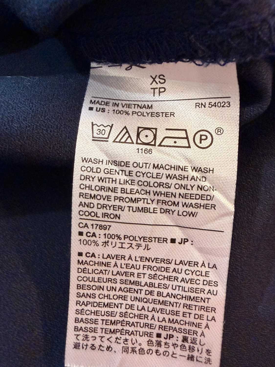 Blouse sans manches Banana Republic Marine - XS