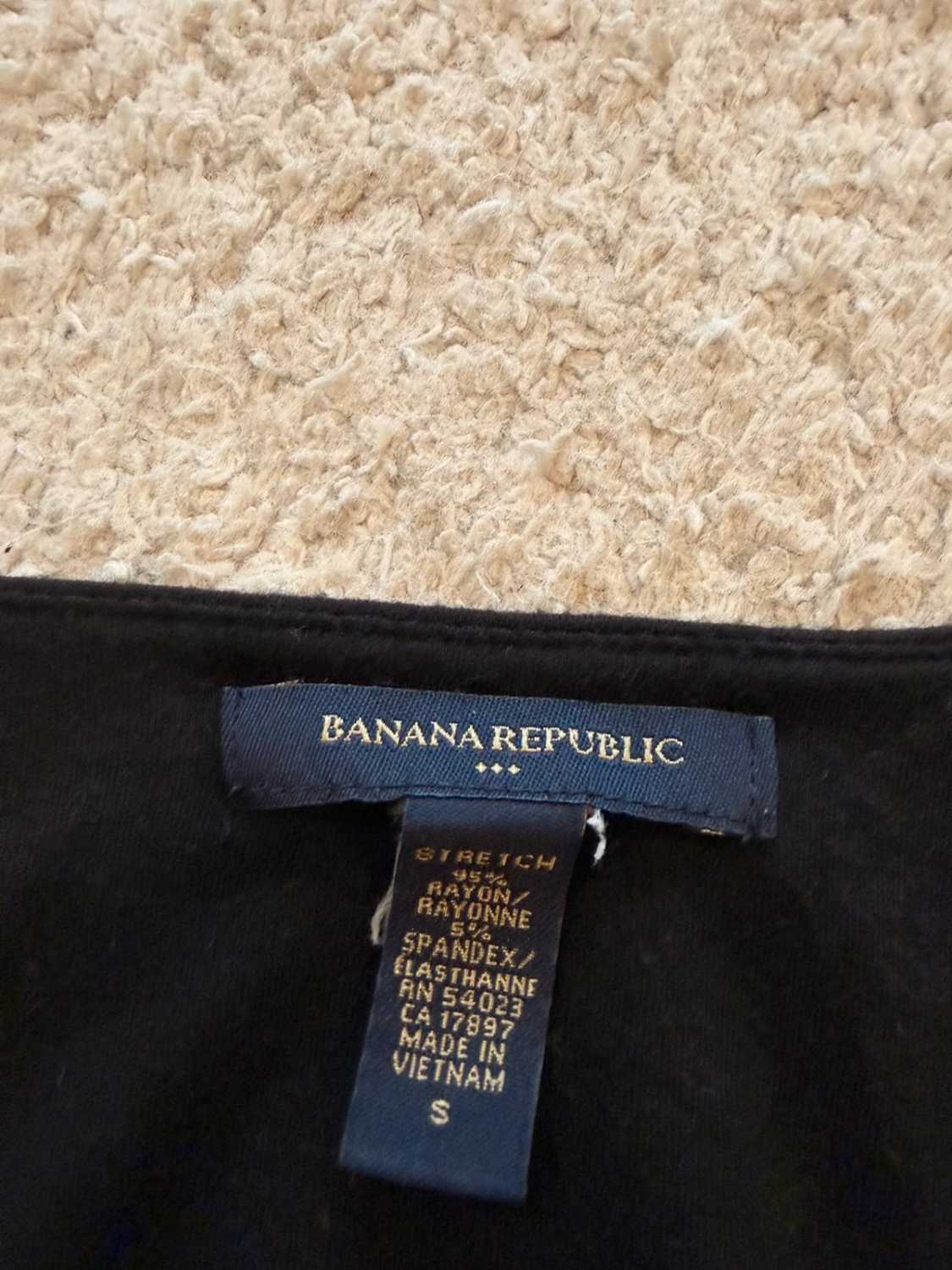 Robe Banana Republic Noire & Bleue - Taille S