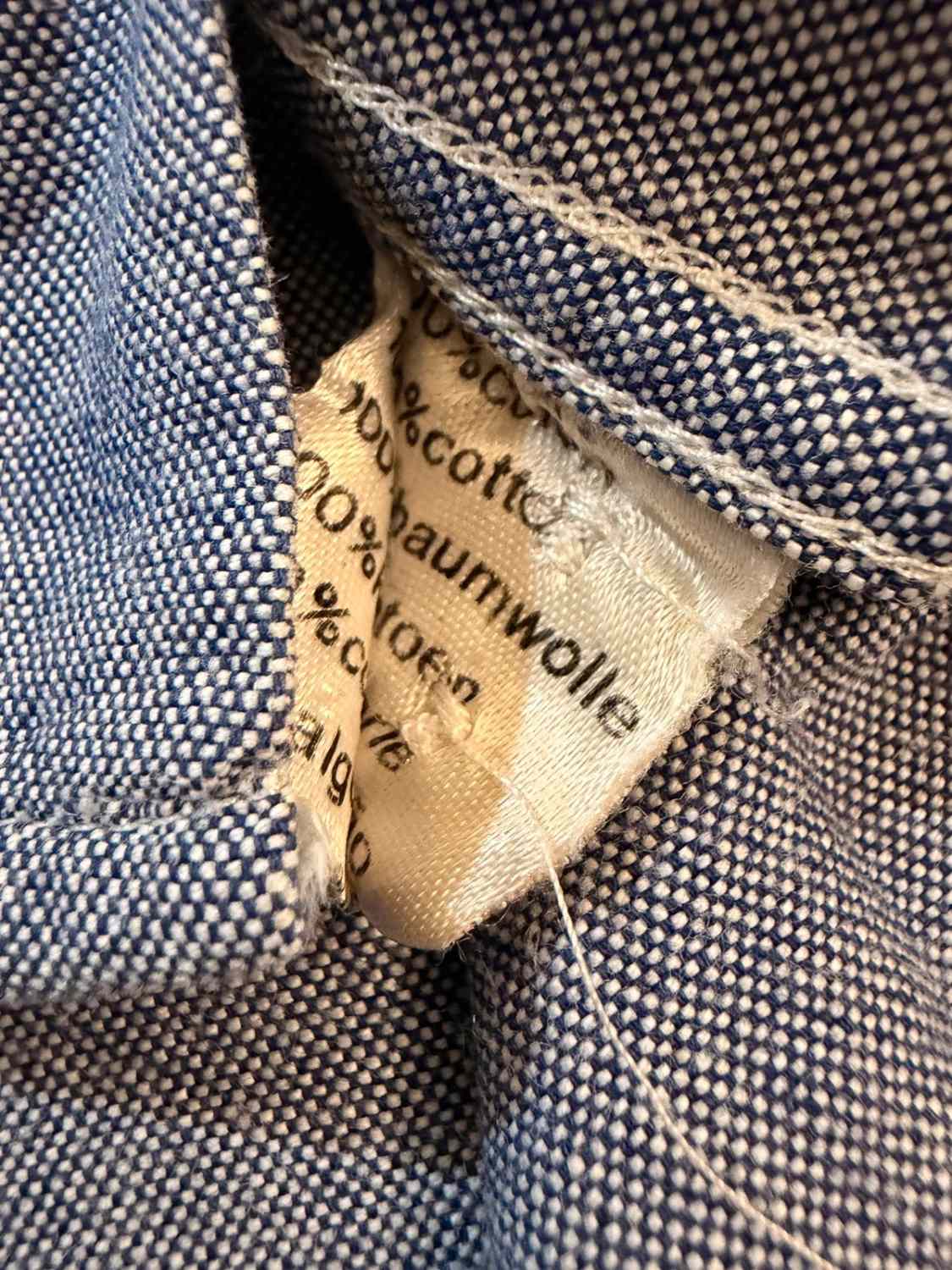 🐊 Chemise Lacoste Blanc & Marine - 42 (S)