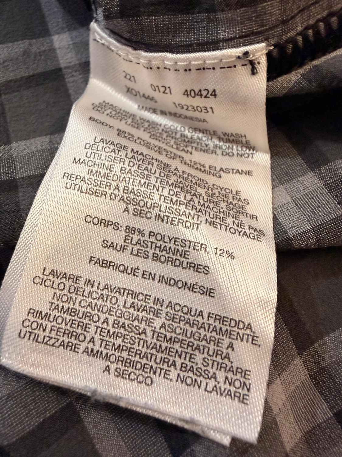 Chemise Columbia Femme Gris & Noir - M
