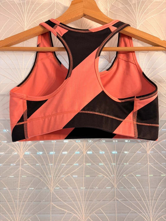 🔶 Brassière Nike Pro Dri-FIT Corail/Noir - Support & Performance