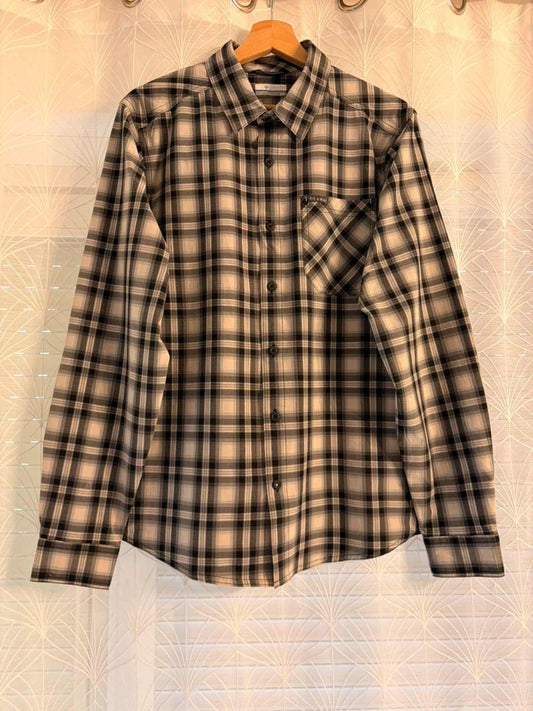 Camisa Columbia M Hombre | Cuadros Modernos | Gris, Negro, Beige