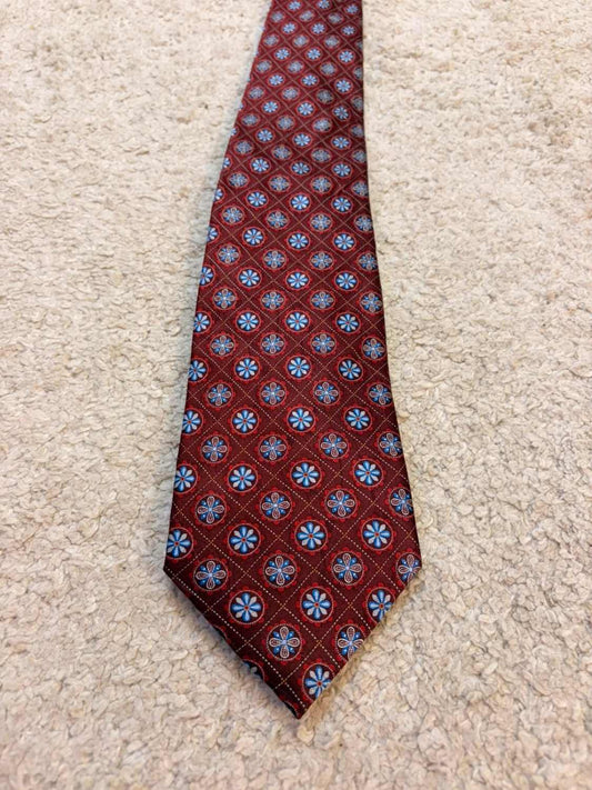 👔 Cravate Tasso Elba - Soie - Bordeaux