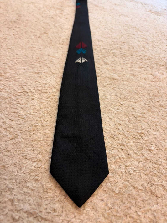 👔 Cravate 333 New York - Polysilk - Noir, Bordeaux & Bleu