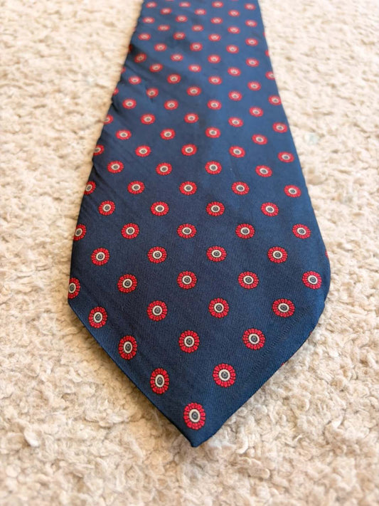 👔 Cravate Oscar de la Renta - Soie - Marine