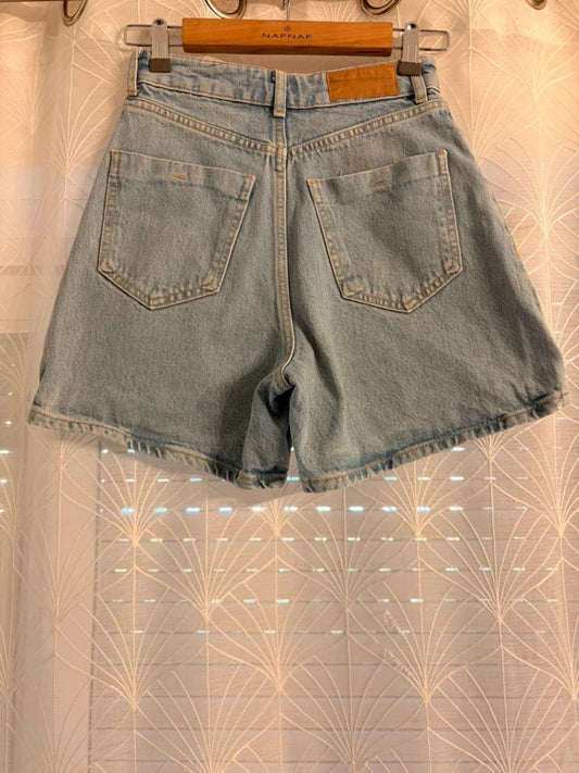🩳 Pantalones cortos Zara 34- azul claro - Mujer