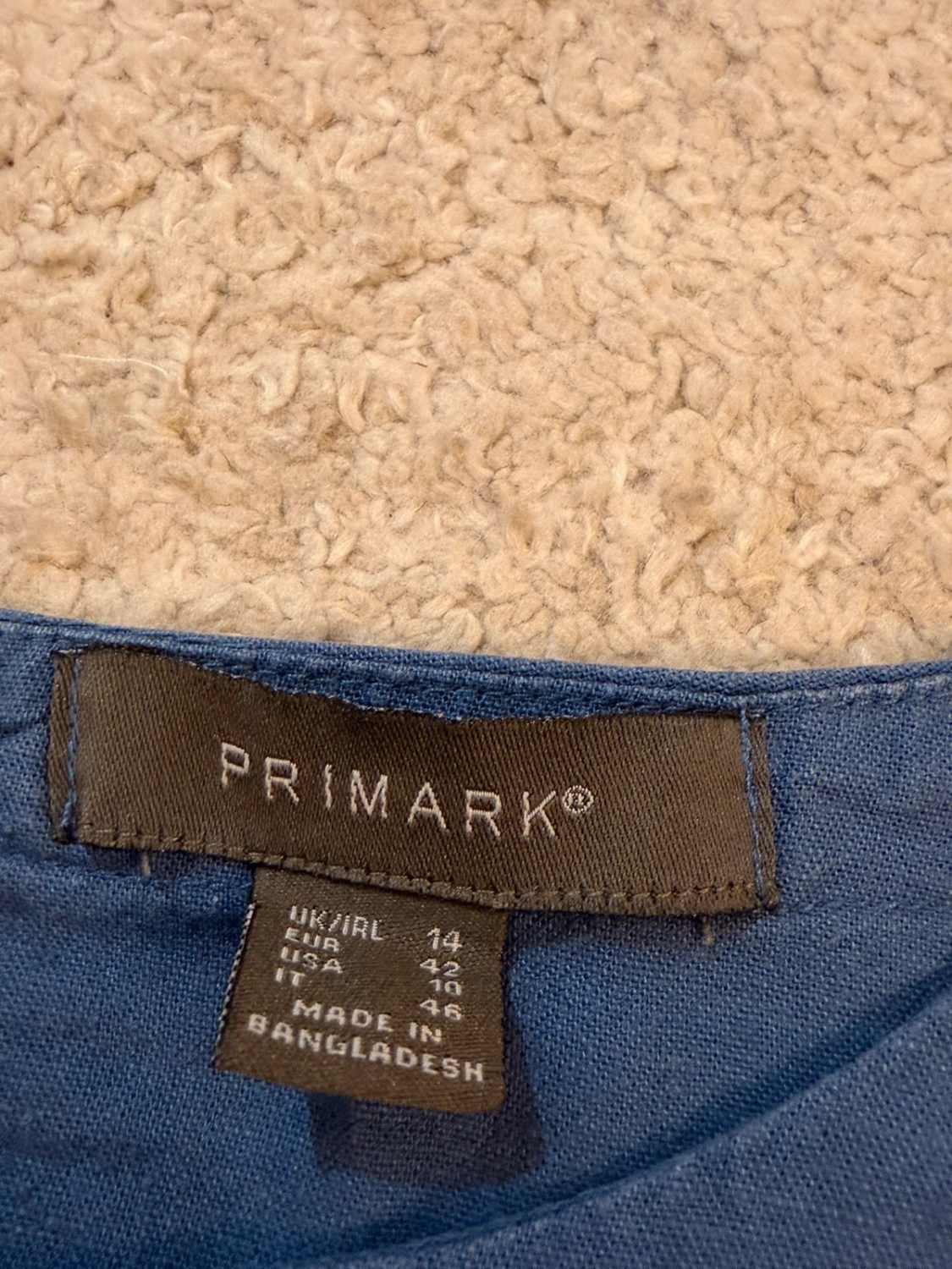 👚 Blouse Primark - Bleu - Manches Courtes - Femme (XL)