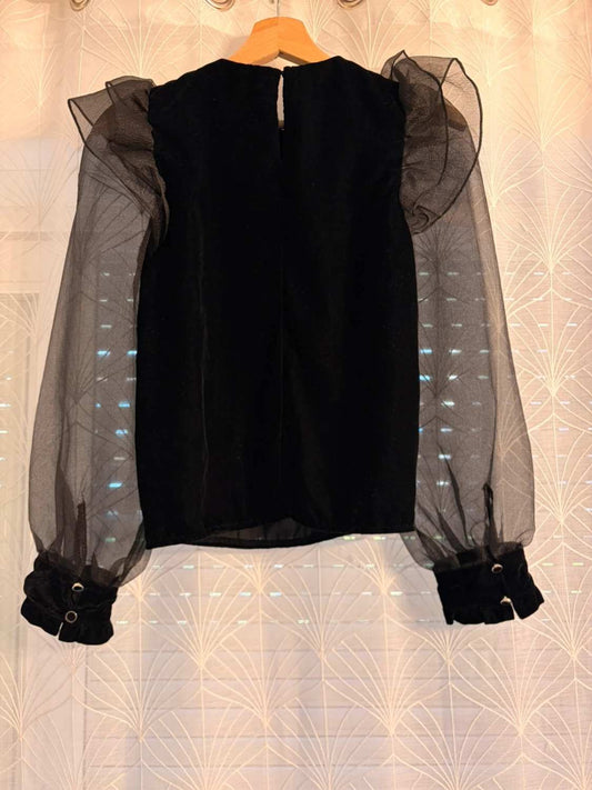 👚 Zara Blouse - Black - Women (XS)