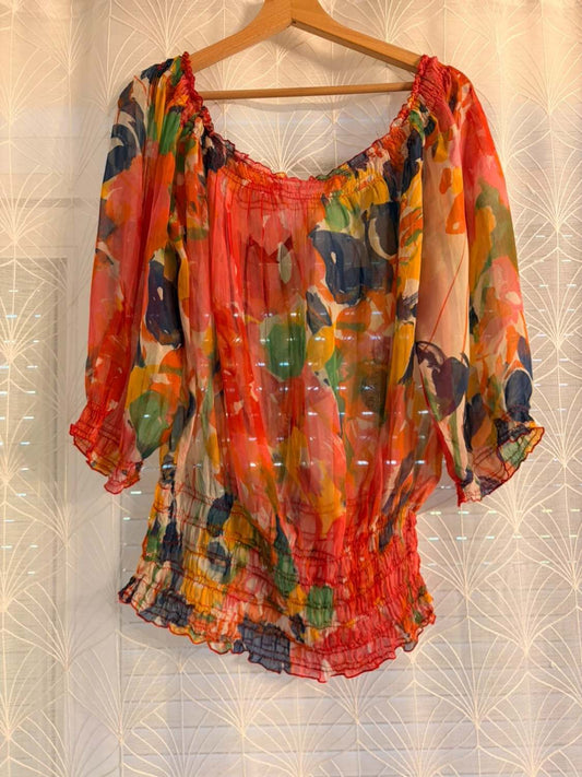 👚 Top Zara Basic - Multicolore - Femme (S)