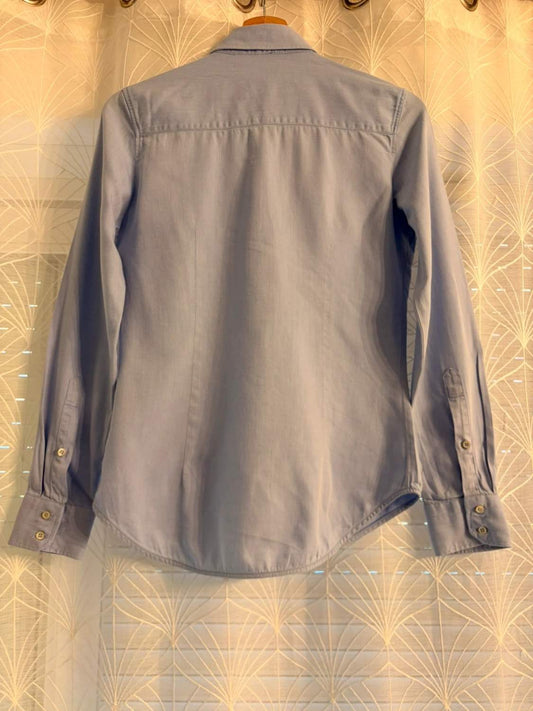 👕 Chemise Zara Basic - Bleu Clair - Femme (XS)