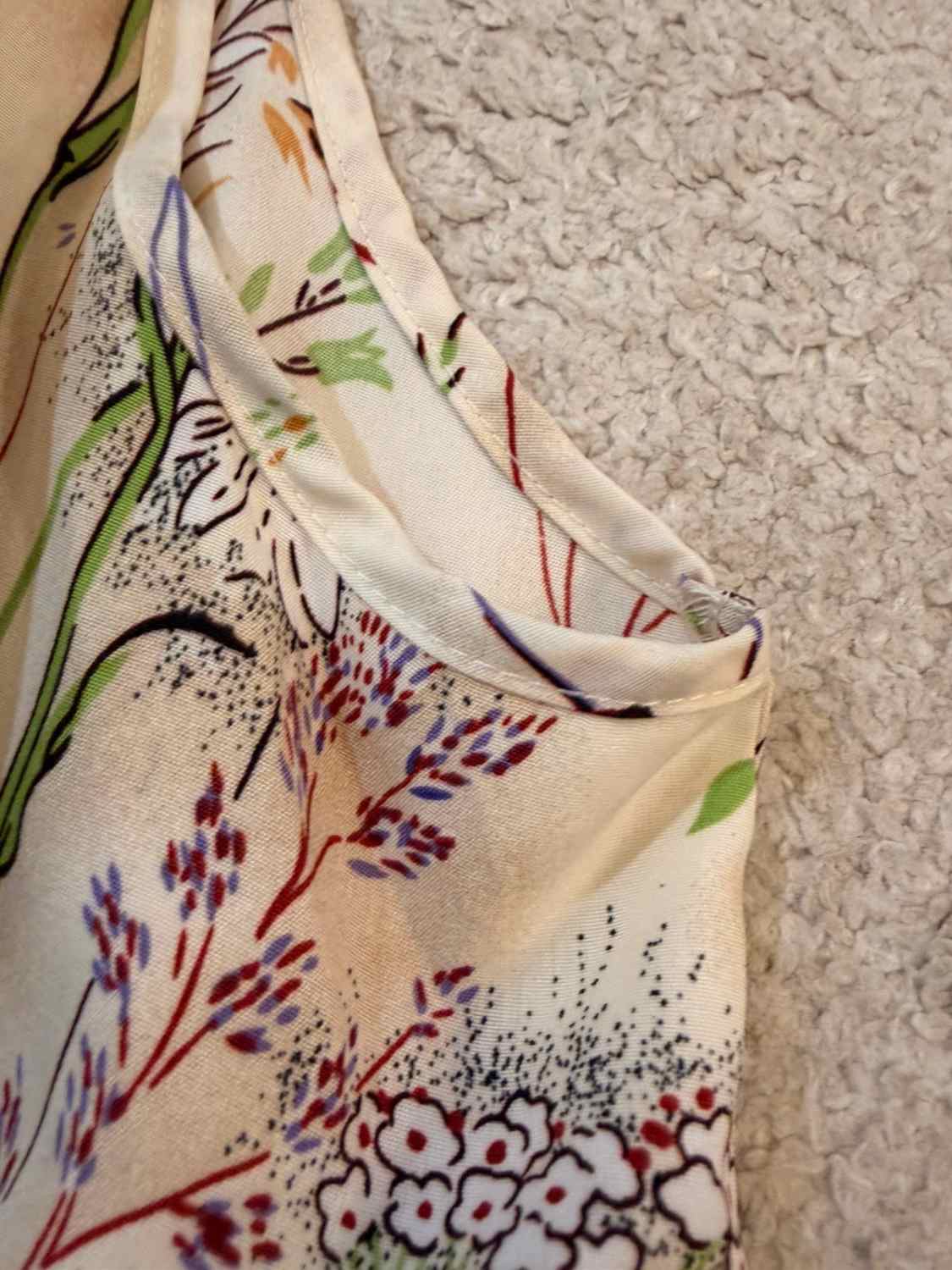 👗 Robe Curve - Motifs Fleuris - Femme (0XL)