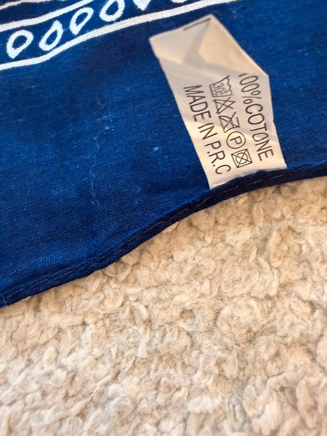 Bandana Marine - Motifs Blanc - Unisexe