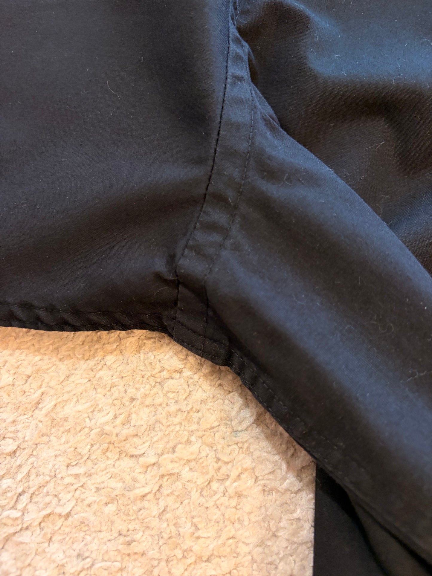 Chemise Pierre Cardin Manches Longues Noire – Taille L (16-16½)