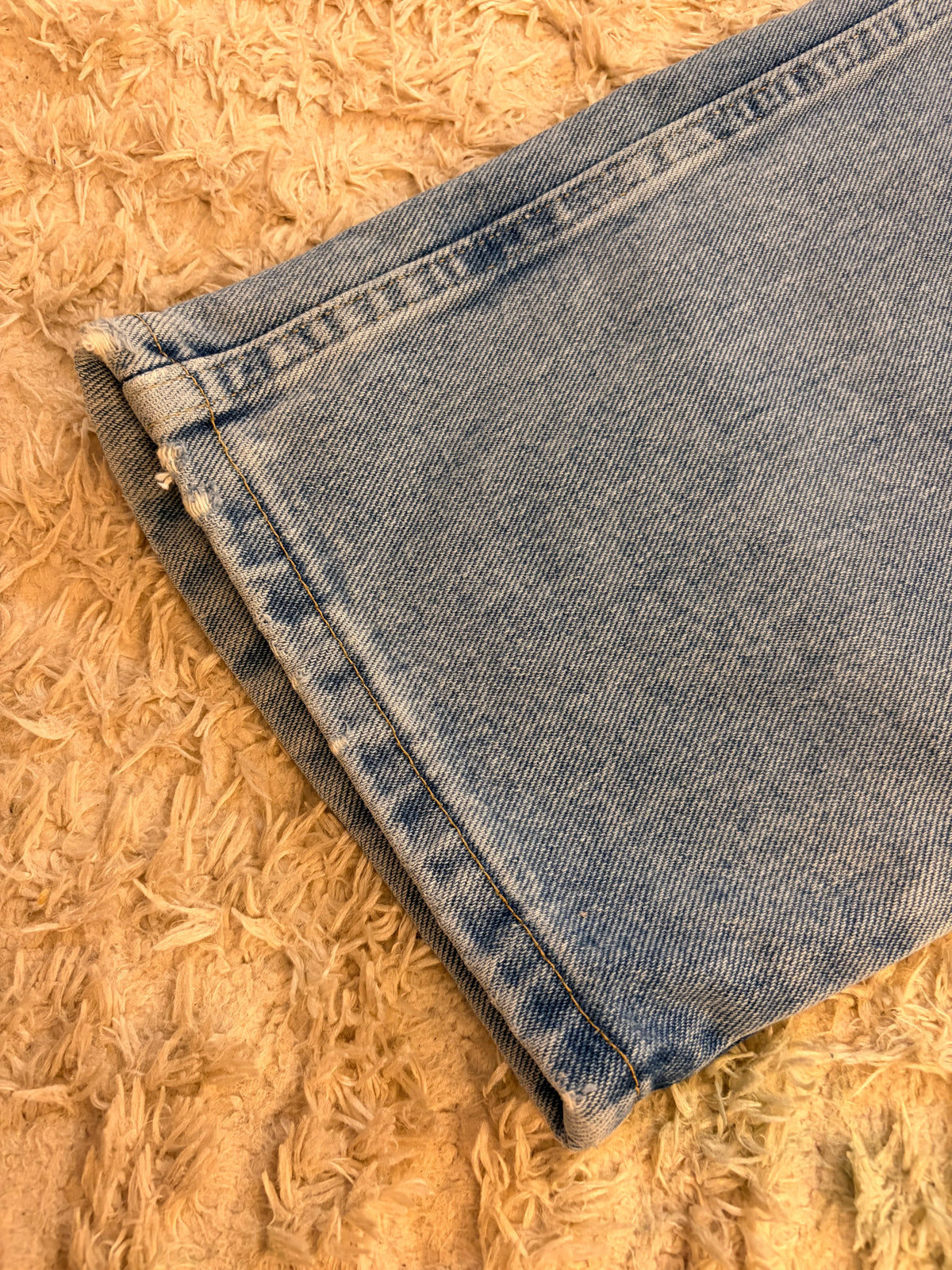 Jean Wrangler Rugged Wear Bleu Clair Délavé 100% Coton Regular Fit W40/L34 (FR 48-50 Grande Taille Longue) – Homme – Très Bon état