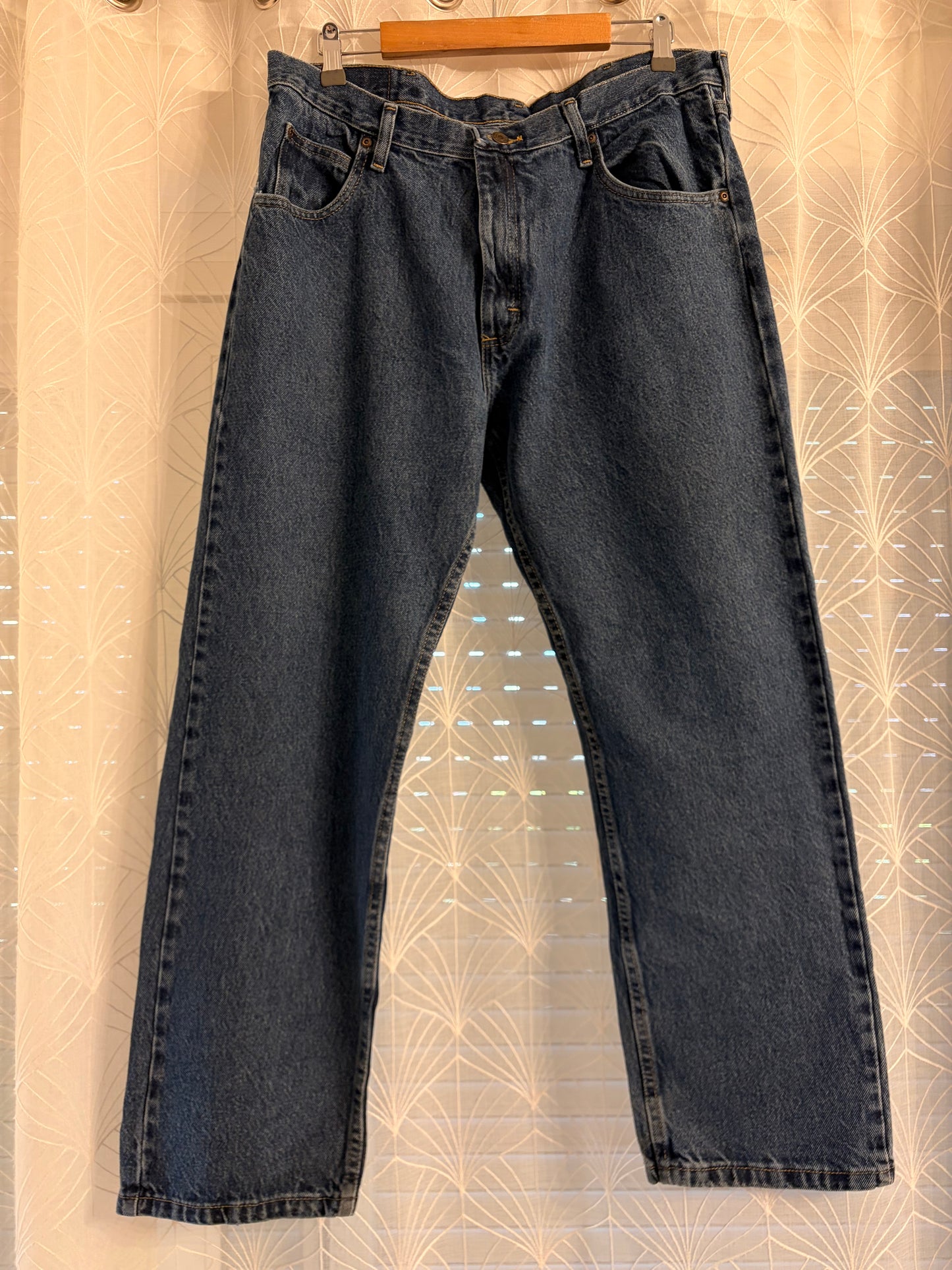 Jean Wrangler Premium Quality Bleu Foncé Straight Fit – Taille W36 L30 | Seconde Main