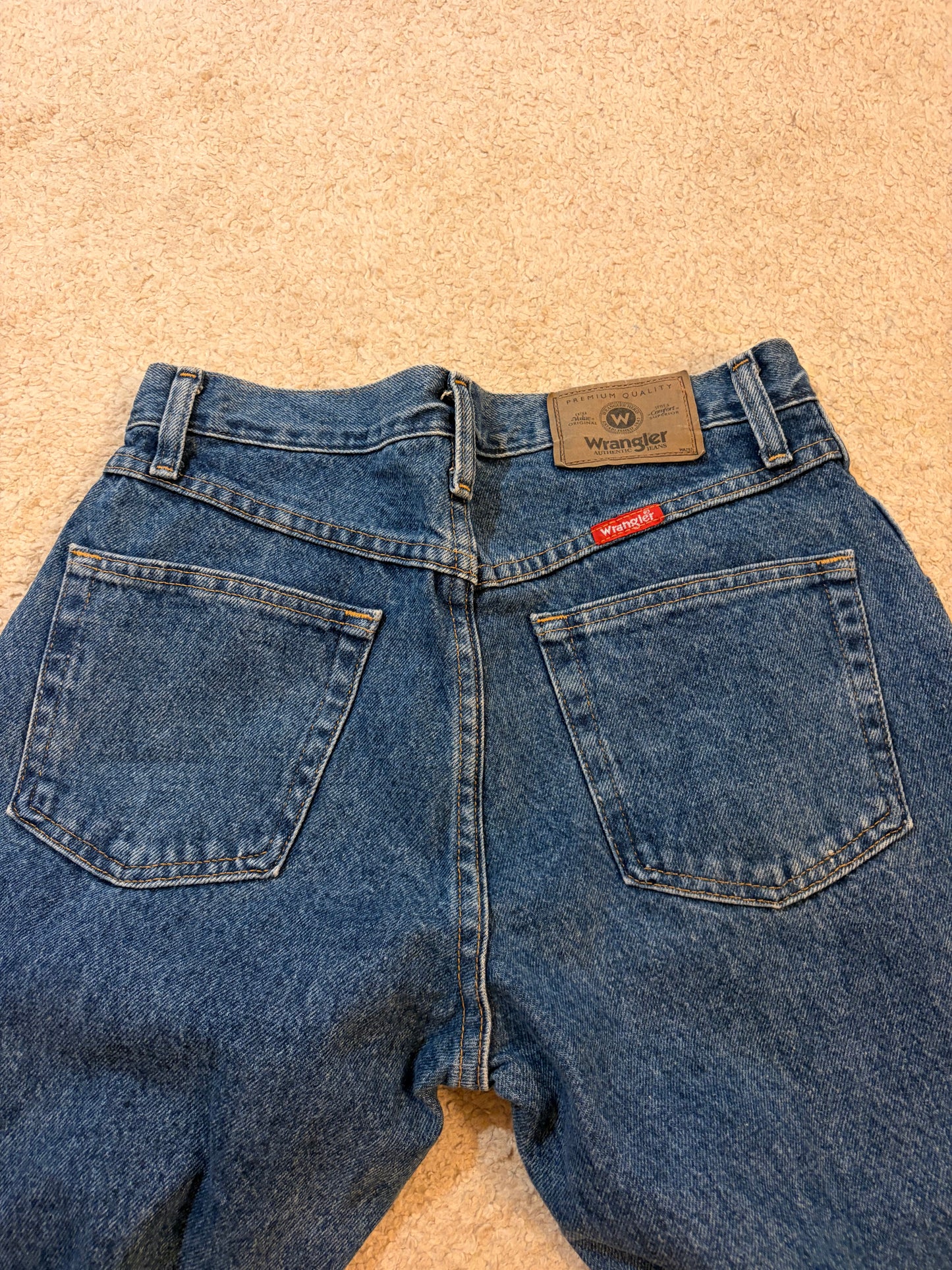 Jean Wrangler Regular Fit Coupe Droite Bleu Medium – W30 L30