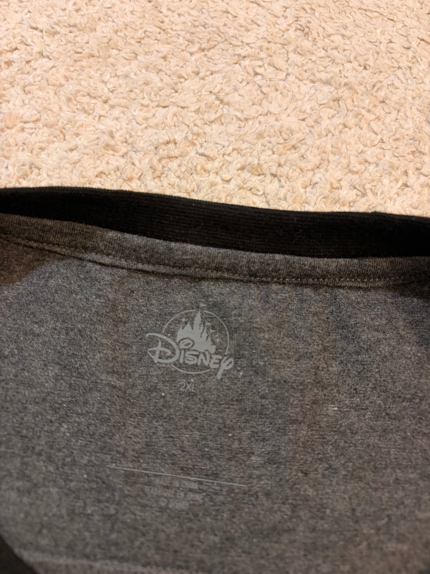 T-shirt Mickey Mouse Disney gris sport NEUF XXL