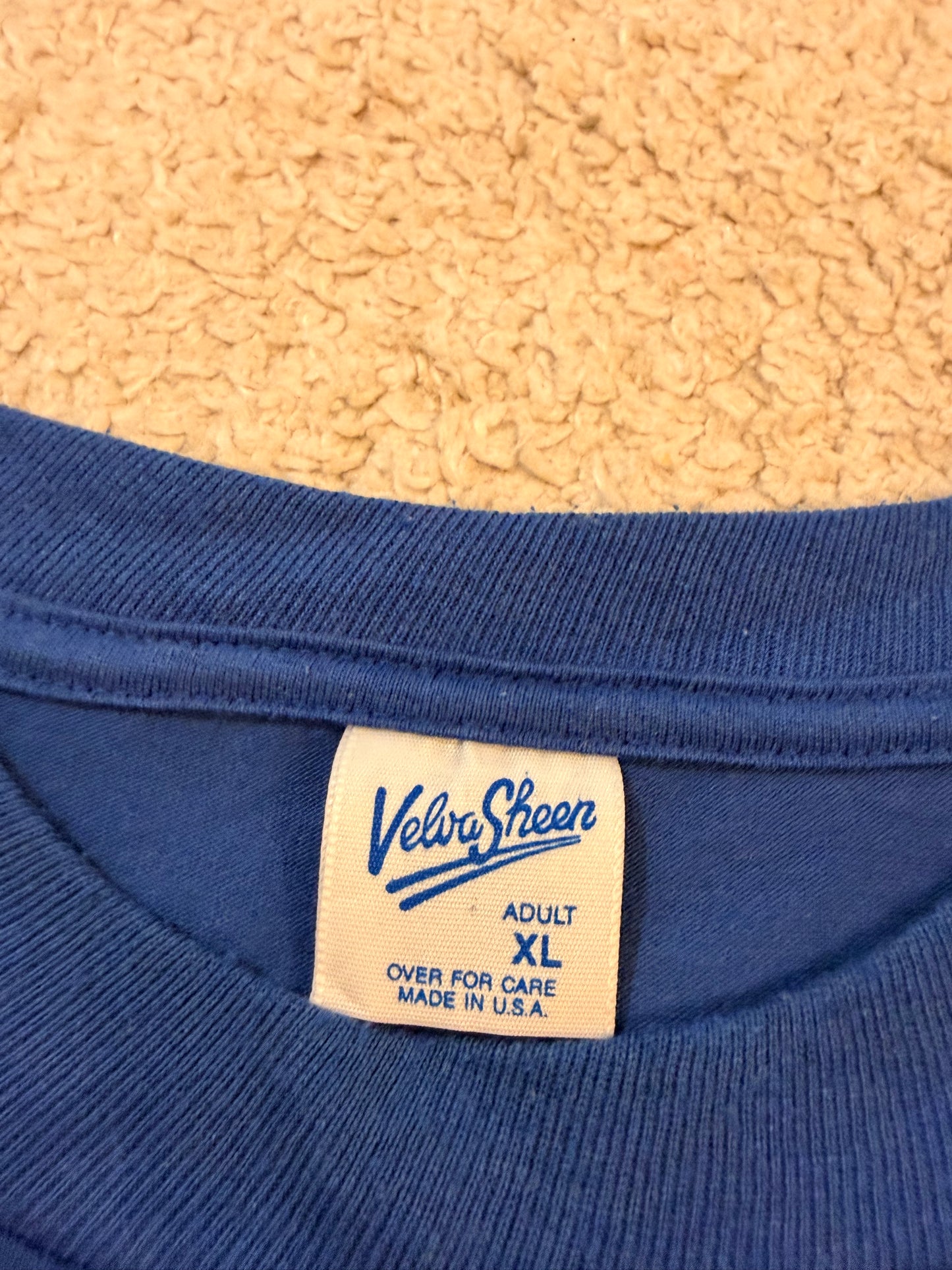 T-shirt Disney Mickey Las Vegas Bleu – Taille XL | Seconde Main
