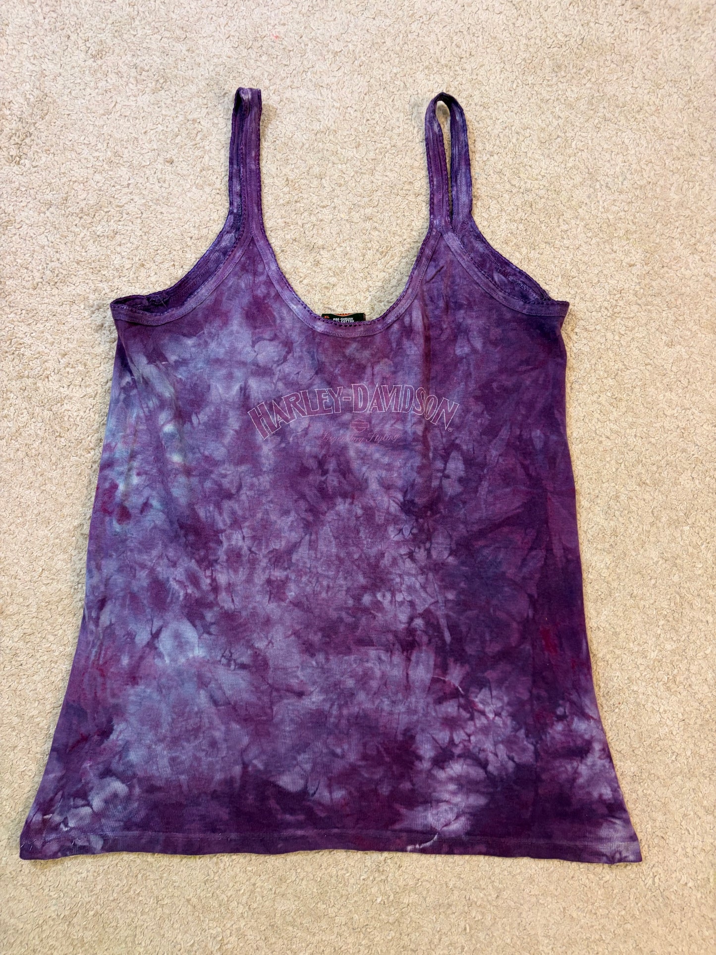 Débardeur Harley-Davidson Tie-Dye Violet/Prune – Wichita KS – Femme – Taille XL