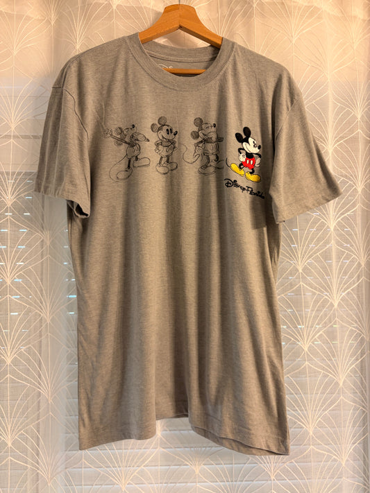 T-shirt Disney Florida Évolution Mickey Mouse Gris Chiné – Taille M