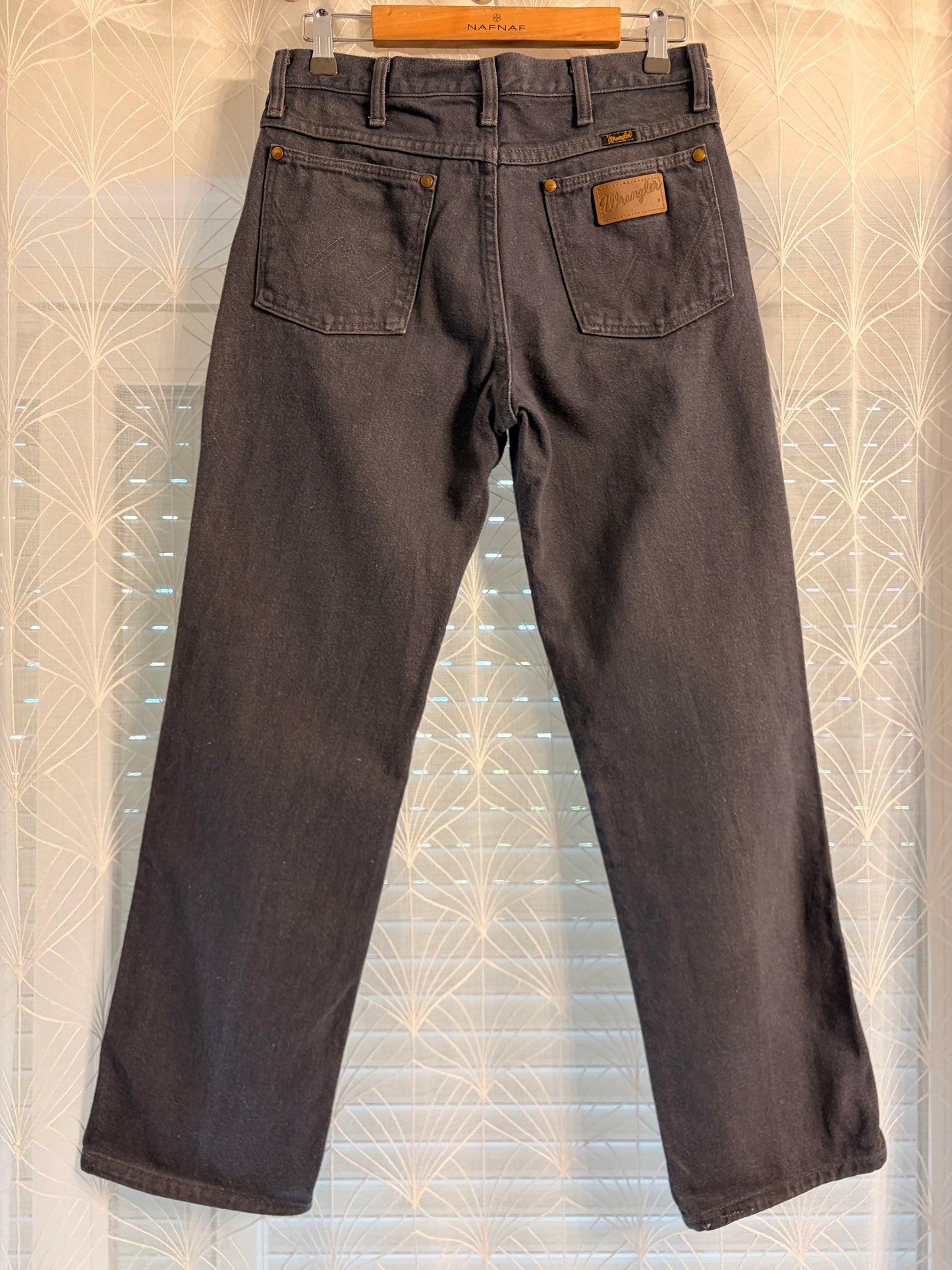 Jean Wrangler Regular Fit Coupe Droite Gris Anthracite – W31 L30