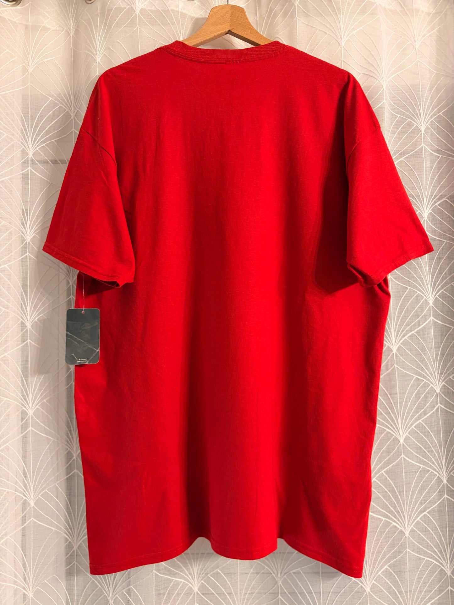 T-shirt Disney Mickey Mouse Grandpa Rouge – Neuf avec Étiquette – Homme – Taille XL