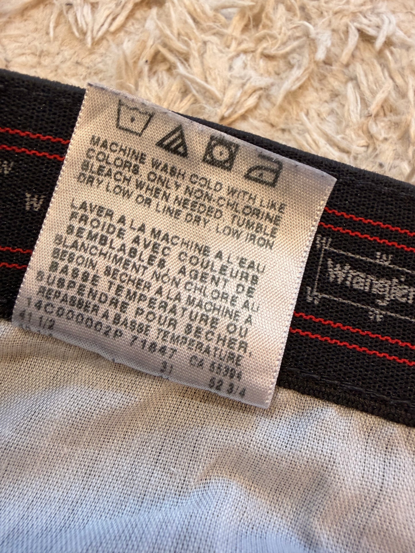 Jean Wrangler Hero Authentic Straight Comfort Flex Noir Délavé Anthracite Faded Black 99% Coton Ceinture Élastiquée Intérieure W40/L30 Made in Mexico – Homme – Taille 50