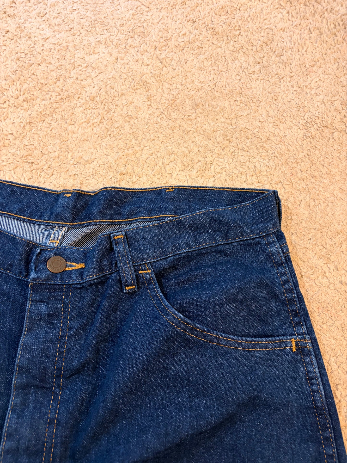 Jean Wrangler Premium Quality Bleu Foncé Straight Fit Coton/Polyester – Taille W36 L30 | Seconde Main