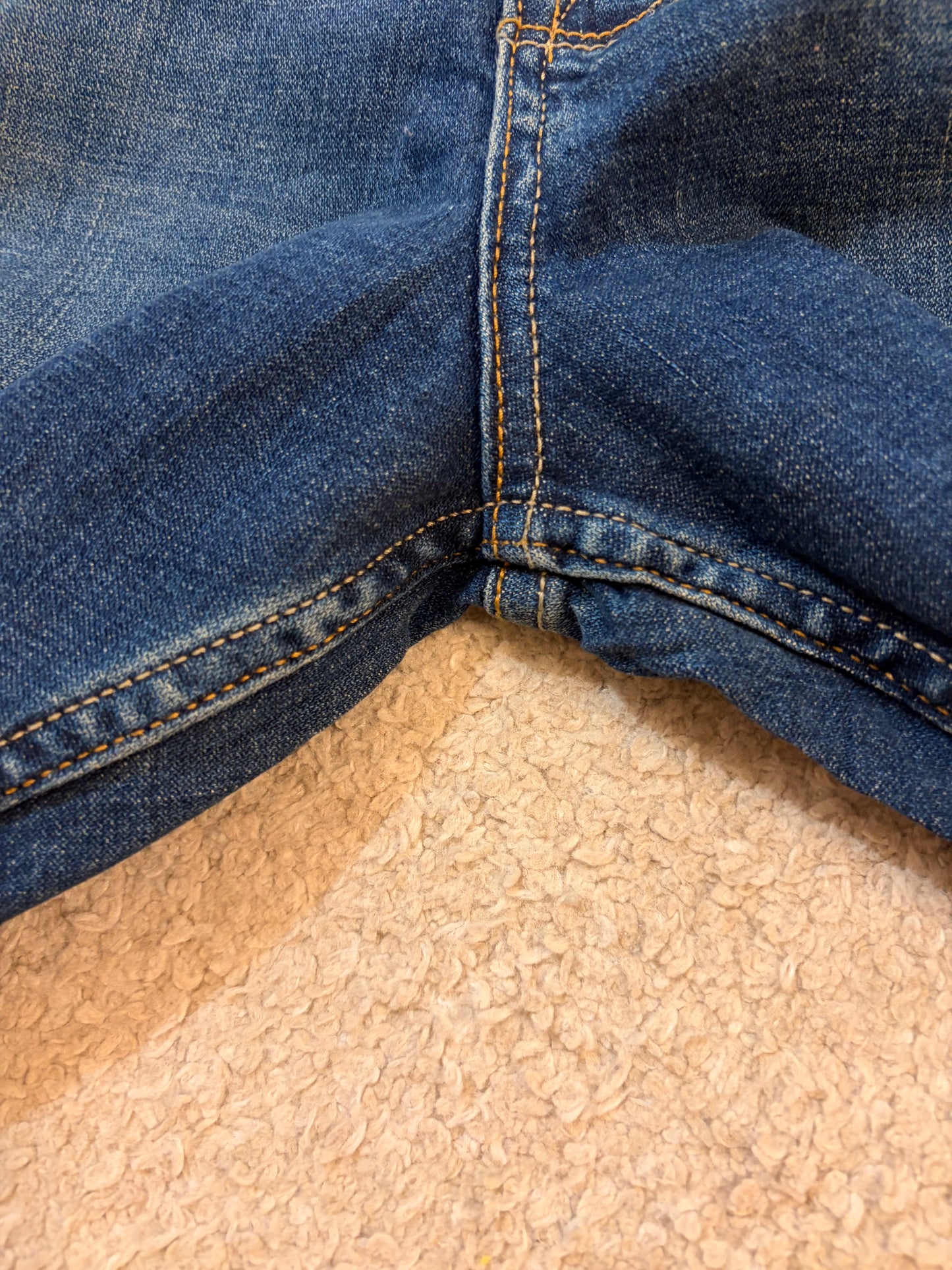 Jean Wrangler Premium Quality Bleu Foncé Stretch Regular Taper – Taille W34 L32 | Seconde Main