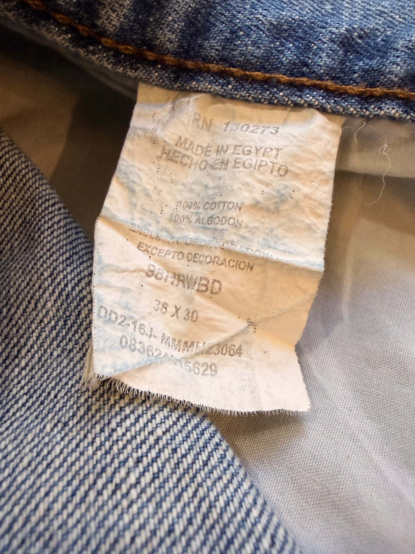 Jean Wrangler Jeans Co Relaxed Bootcut Bleu Délavé 100% Coton – Homme – Taille W36/L30 (46)