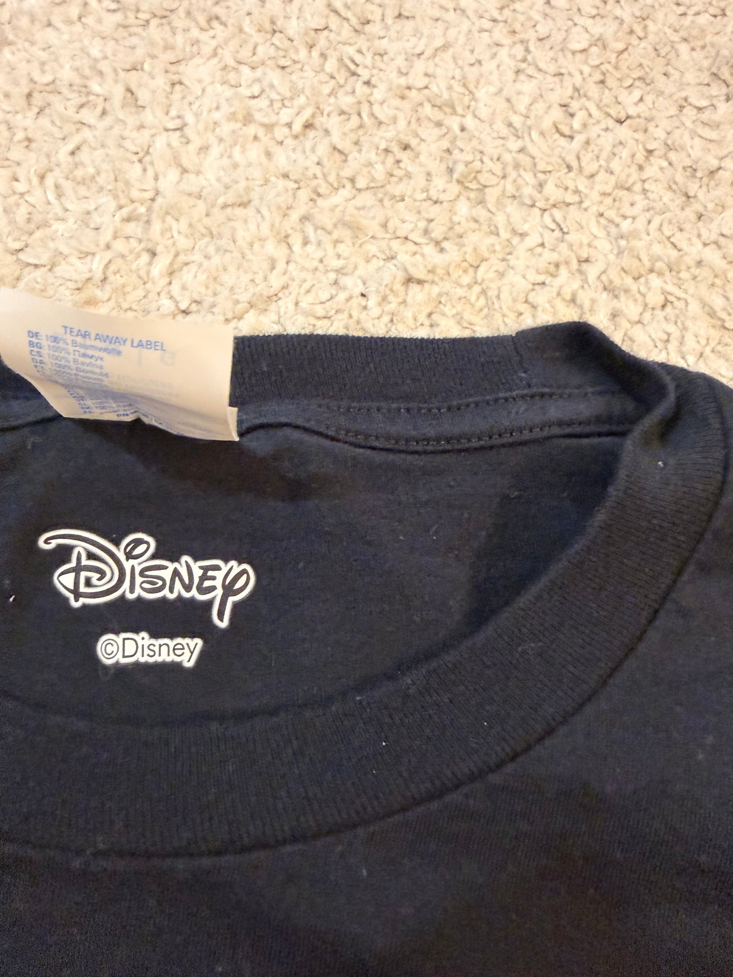 T-shirt Manches Longues Disney Mickey Mouse Noir – Taille L
