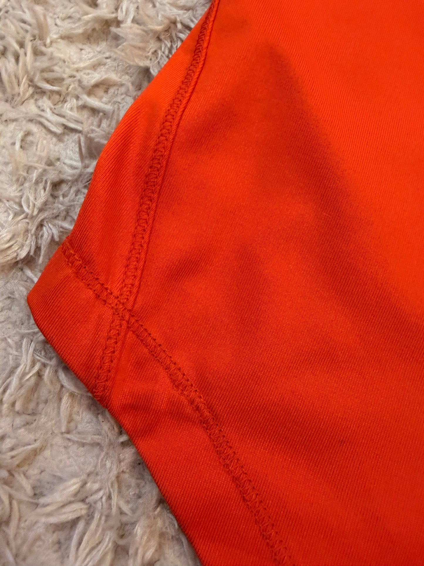 Débardeur Harley-Davidson Ridge Runner Chattanooga Tennessee Dos Nageur Racerback Orange Vif Brodé Cursive Noire 92% Polyester – Femme – Taille S