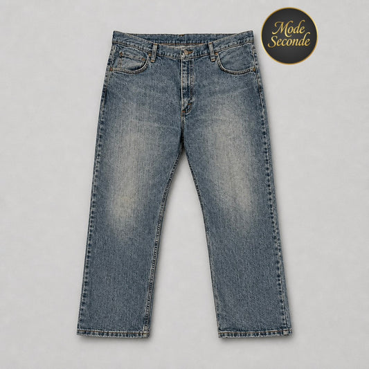 Jean Wrangler Authentics Regular Fit bleu stonewash W38/L29 99% coton 1% élasthanne denim stretch – Homme | Mode Seconde