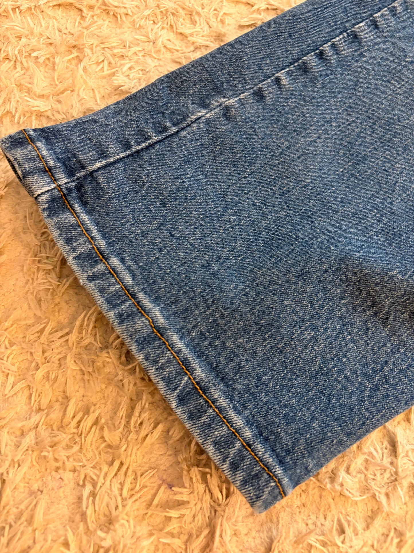 Jean Wrangler Premium Quality Comfort Guaranteed Bleu Moyen Délavage Naturel 86% Coton 12% Polyester 2% Élasthanne Regular Straight Made in Mexico W40/L30 – Homme – Taille 50