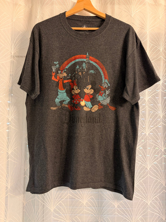 T-shirt Disneyland Vintage Gris Anthracite – Taille L | Seconde Main
