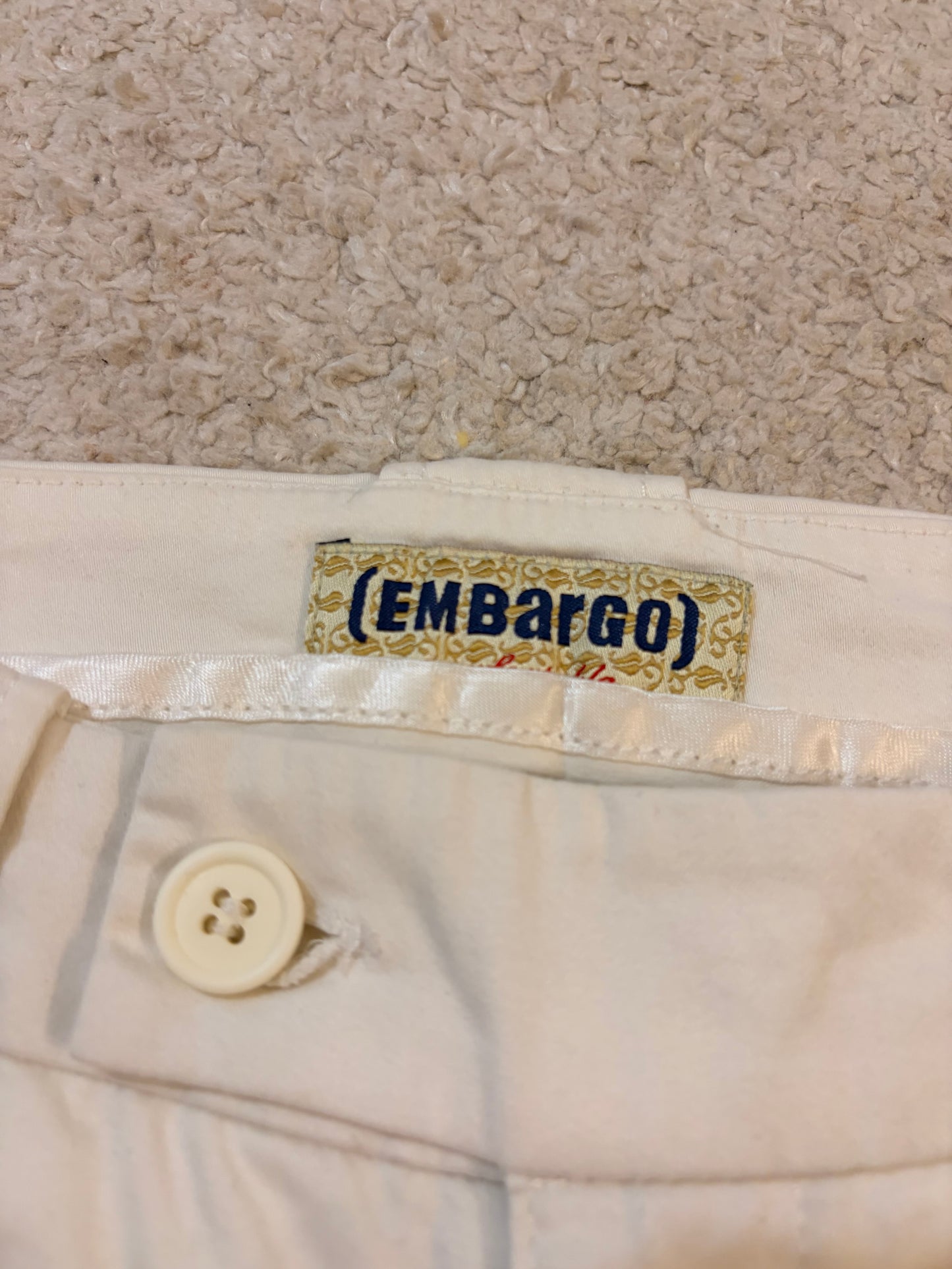 Short Embargo Style Banora Beige/Écru – Femme – Taille 36 (S)