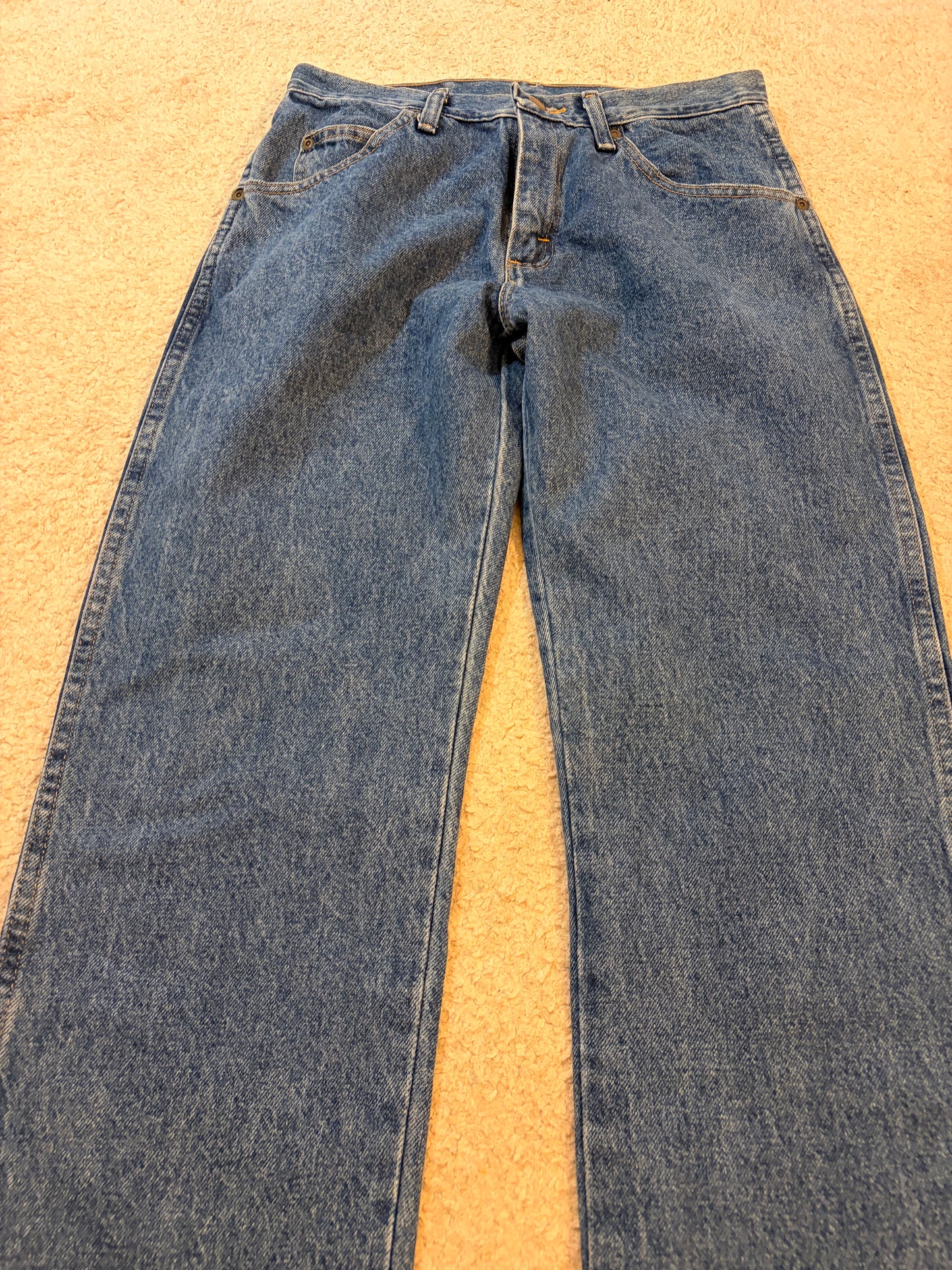 Jean Wrangler Regular Fit Coupe Droite Bleu Medium – W30 L30