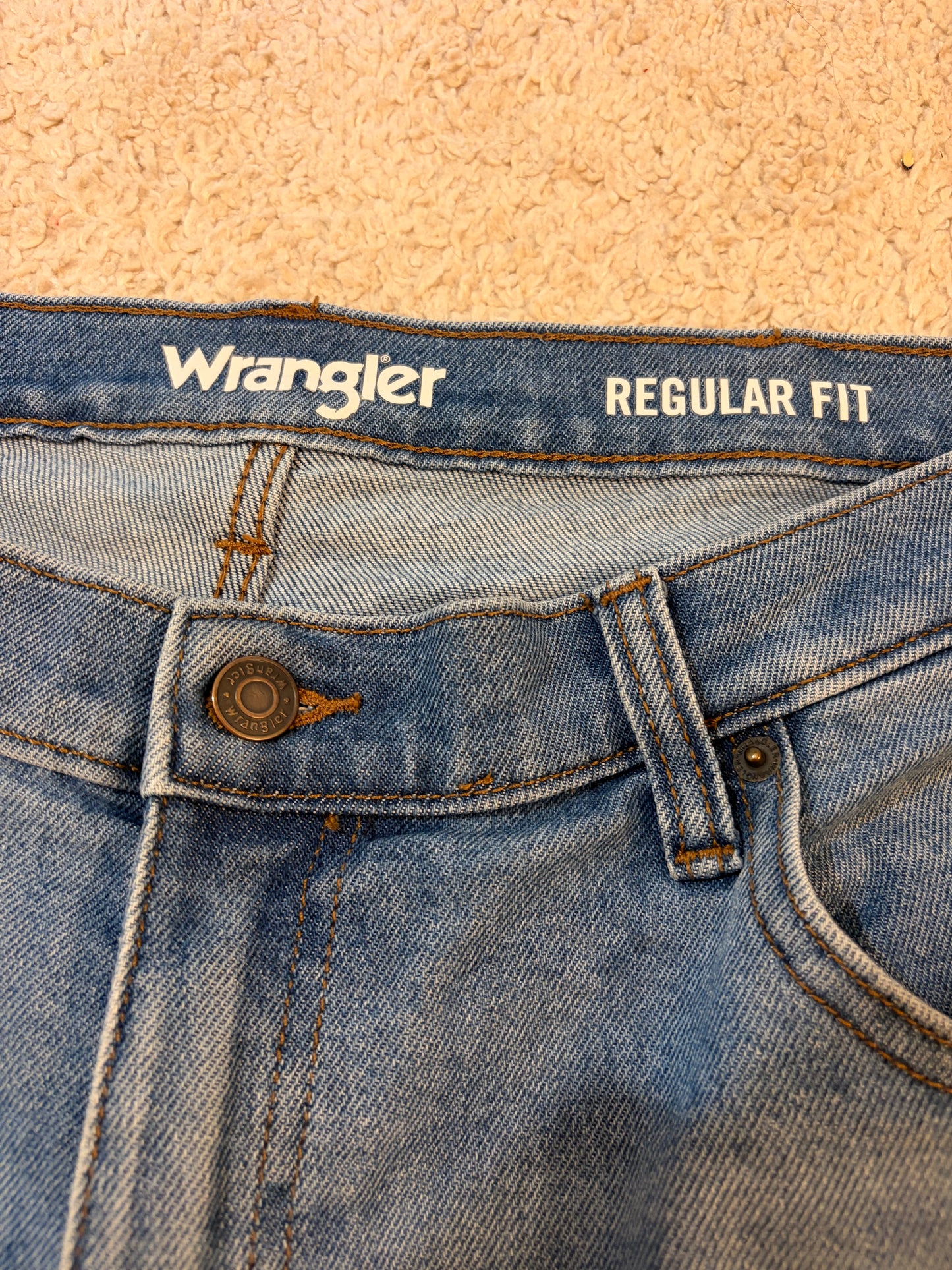 Jean Wrangler Regular Fit Stretch Bleu Clair – W38 L29