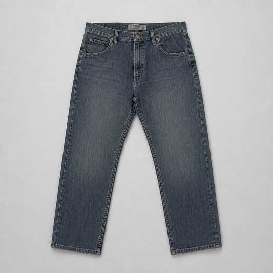 Jean Wrangler Authentics droit bleu brut indigo stretch – Homme – Taille W32 L28 | Mode Seconde