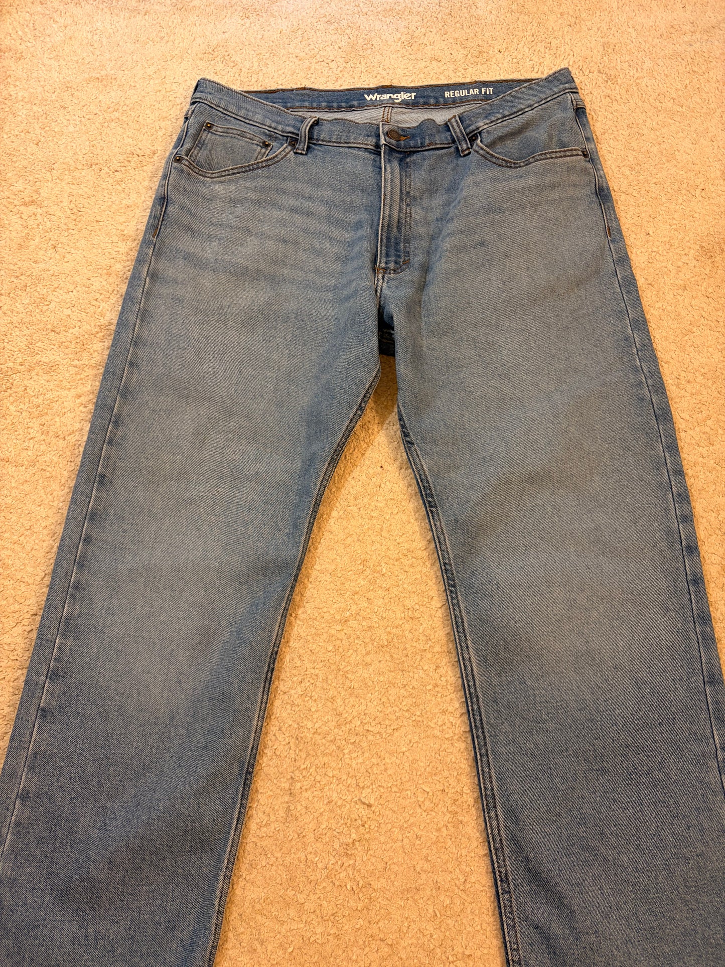 Jean Wrangler Regular Fit Stretch Bleu Clair – W38 L29