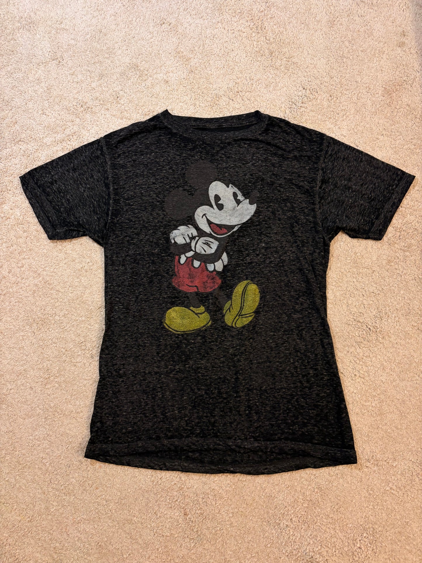 T-shirt Disney Mickey Mouse Noir/Gris - Homme Taille M