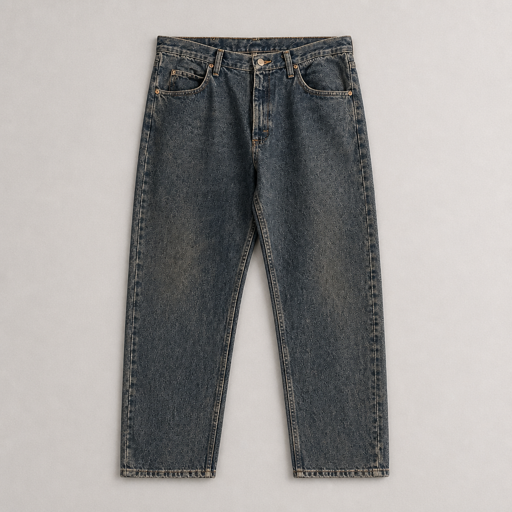 Jean Wrangler Premium Quality Relaxed Fit bleu stonewash 100% coton – Homme – Taille W35 L32 | Mode Seconde