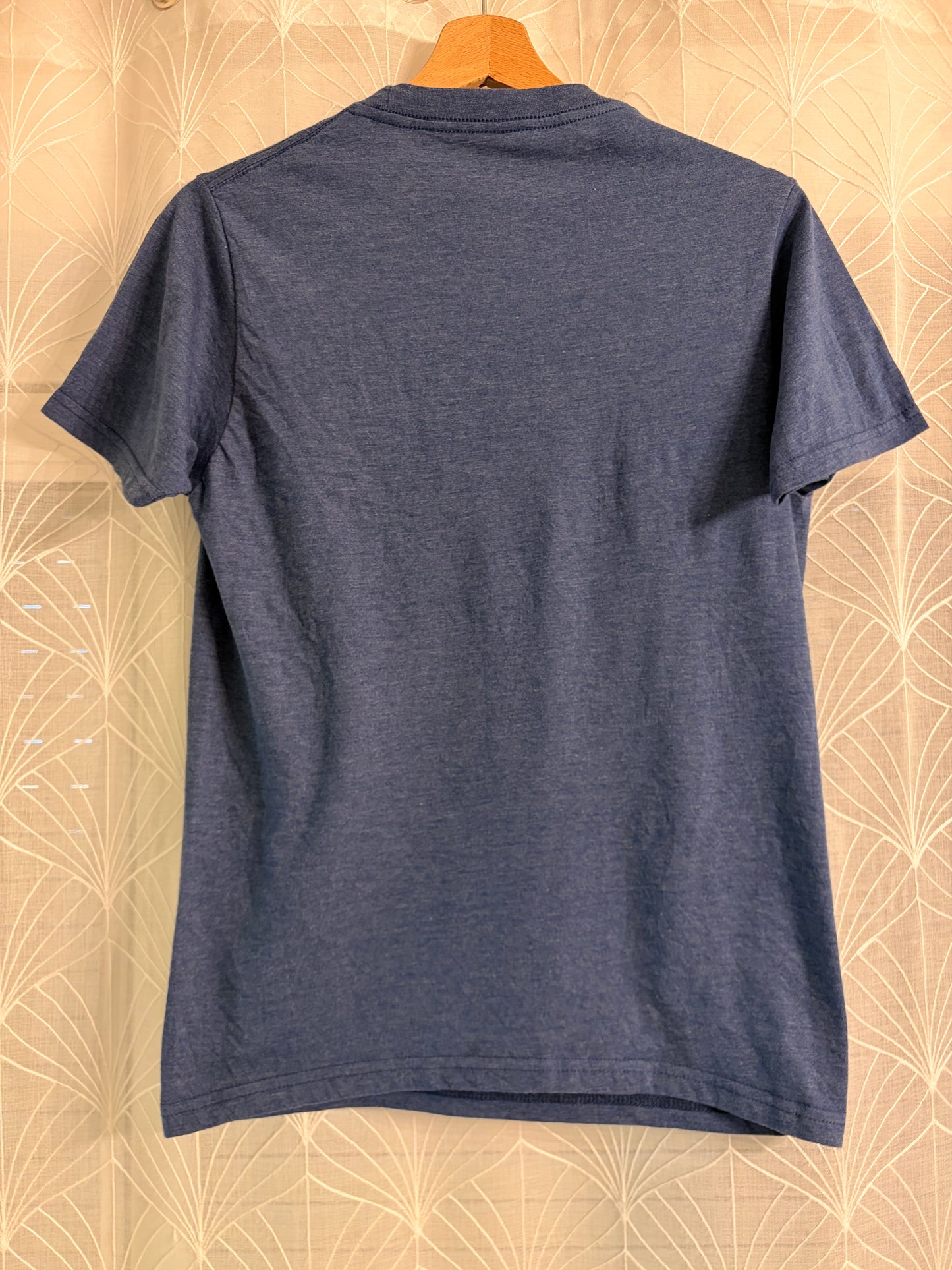 T-shirt Disney Mickey Donald Dingo Pluto Bleu Chiné – Taille S Femme