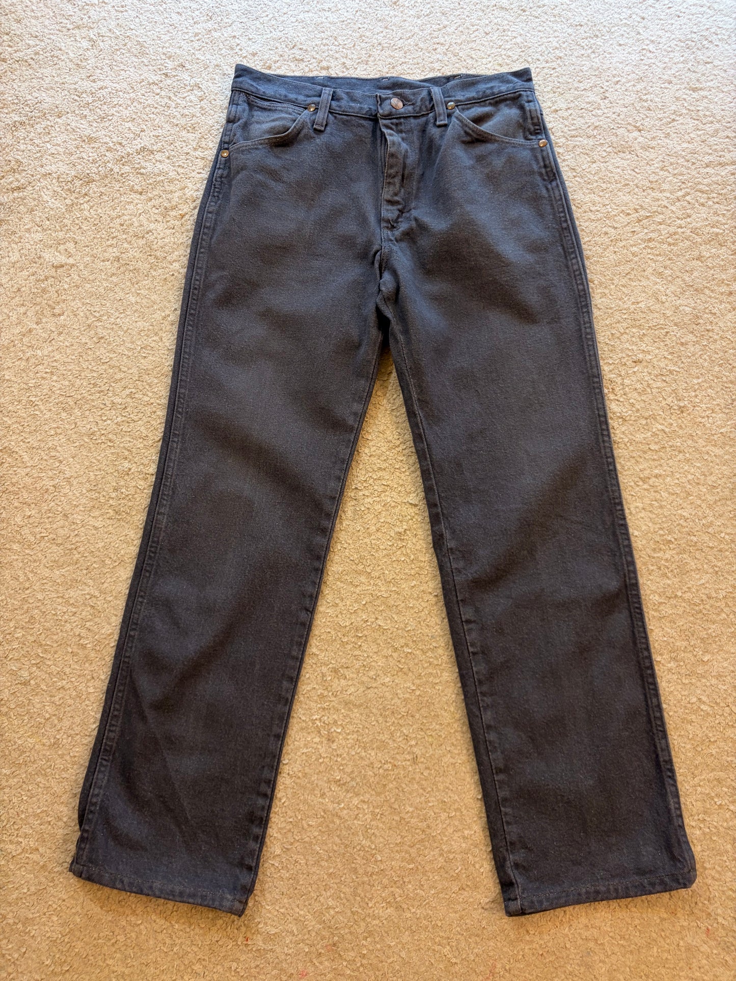Jean Wrangler Regular Fit Coupe Droite Gris Anthracite – W31 L30
