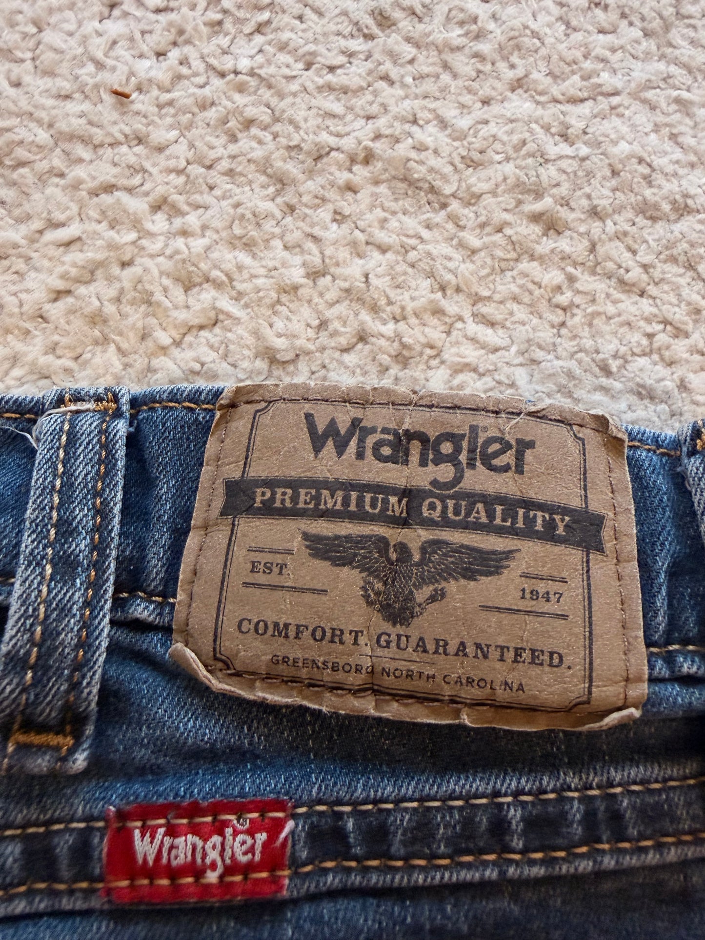 Jean Wrangler Athletic Fit Stretch Bleu Délavé – W36 L30 (FR 46)