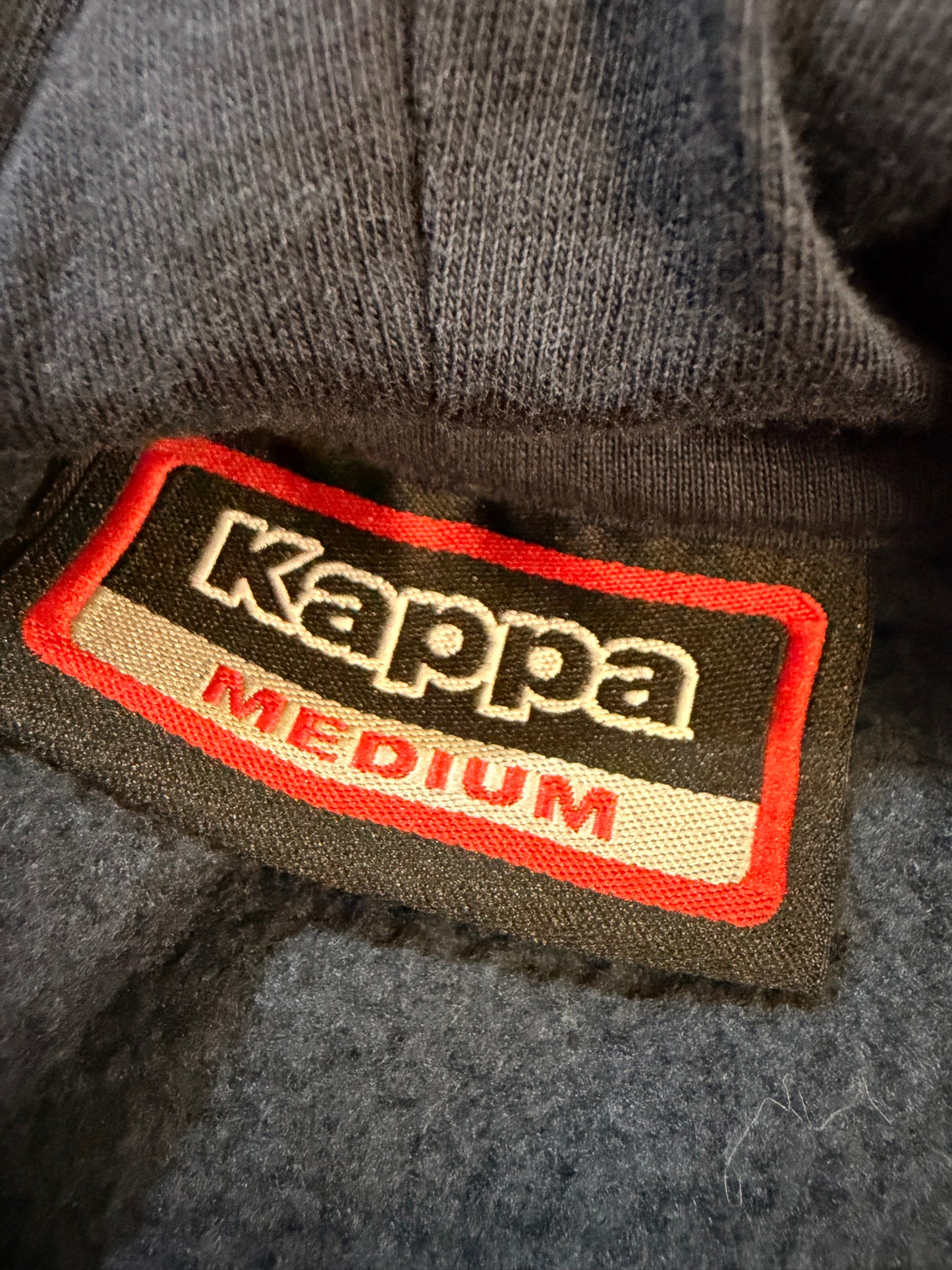 Sweat à Capuche Kappa Logo Omini Bleu Marine – Homme – Taille M