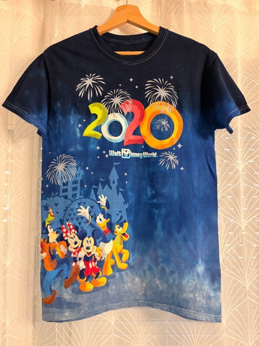 T-shirt Walt Disney World 2020 Tie-Dye Bleu – Taille S | Seconde Main