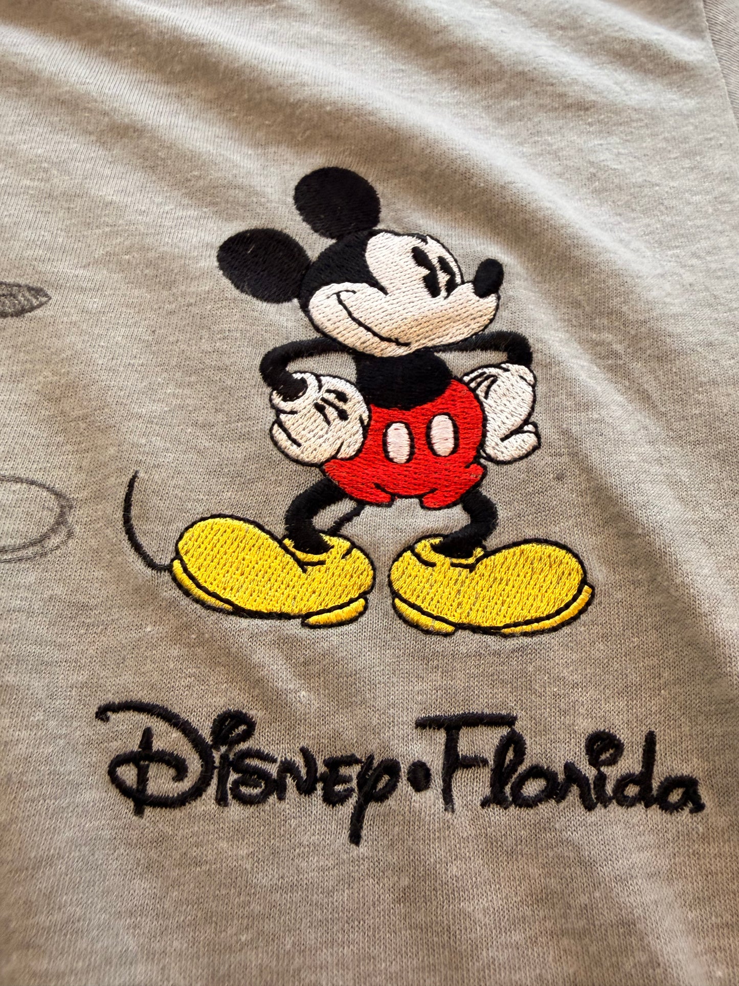 T-shirt Disney Florida Évolution Mickey Mouse Gris Chiné – Taille M