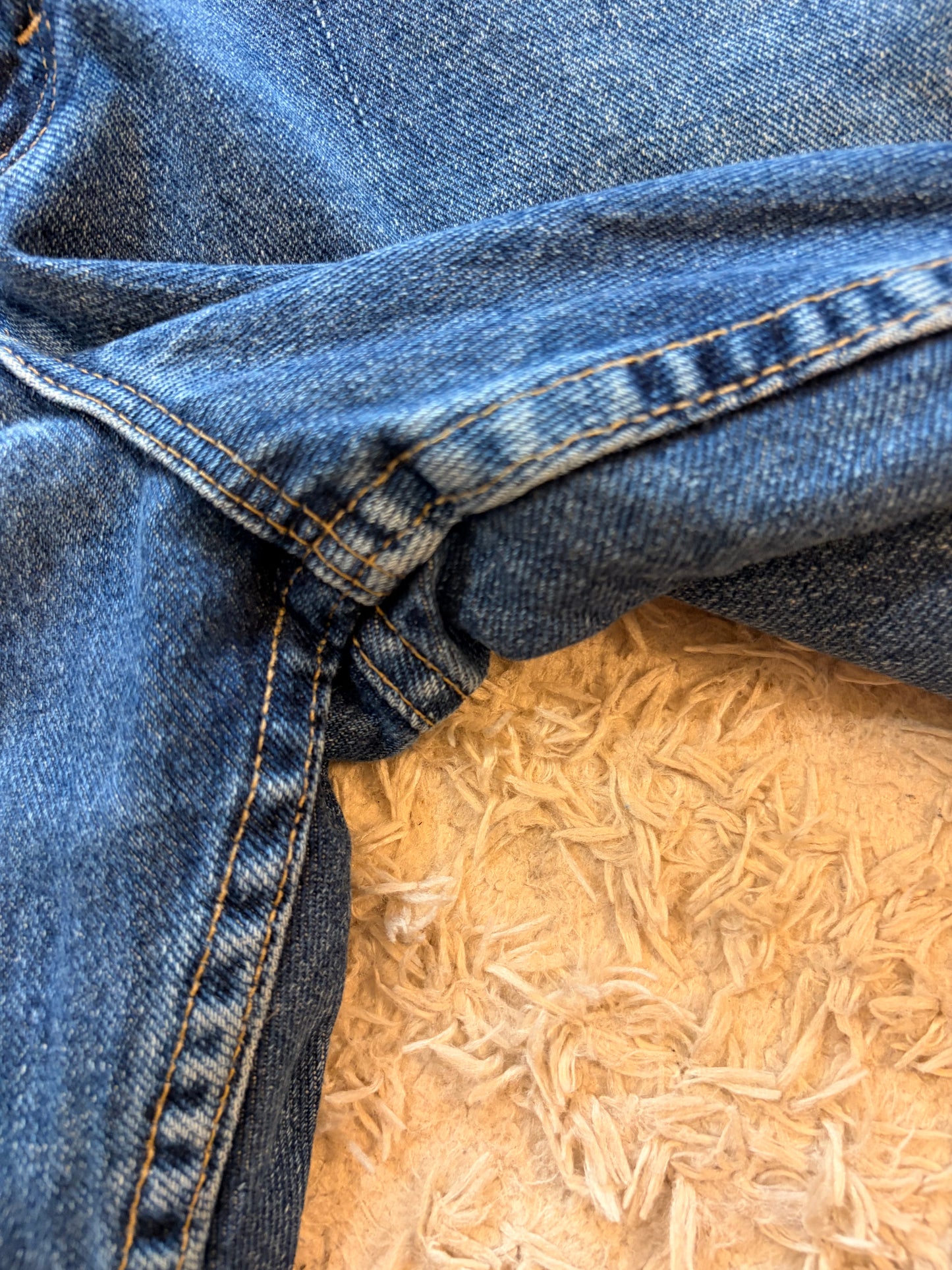 Jean Wrangler Silver Edition Droit Bleu Medium Délavé 100% Coton – Homme – Taille W38/L30